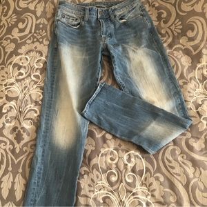 AMERICAN EAGLE Extreme Flex 4 distressed straight leg jeans, Men’s size 29x32